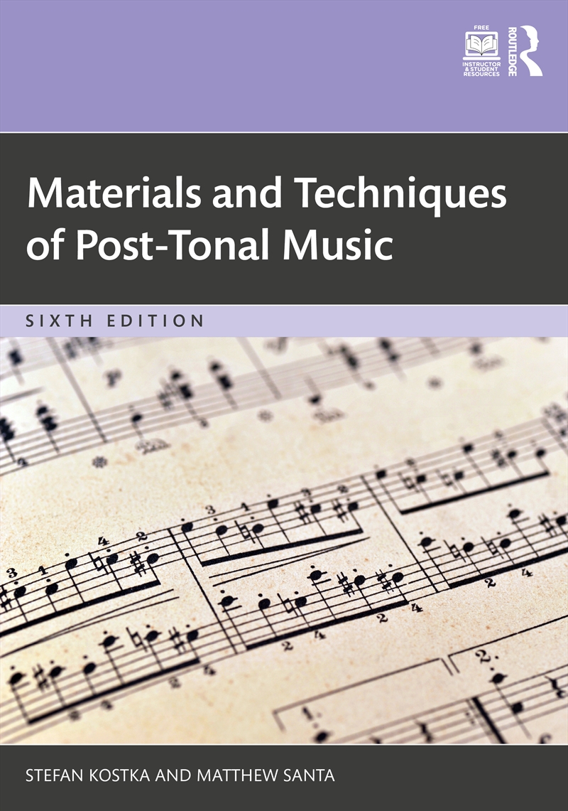 Materials and Techniques of Post-Tonal Music/Product Detail/Media