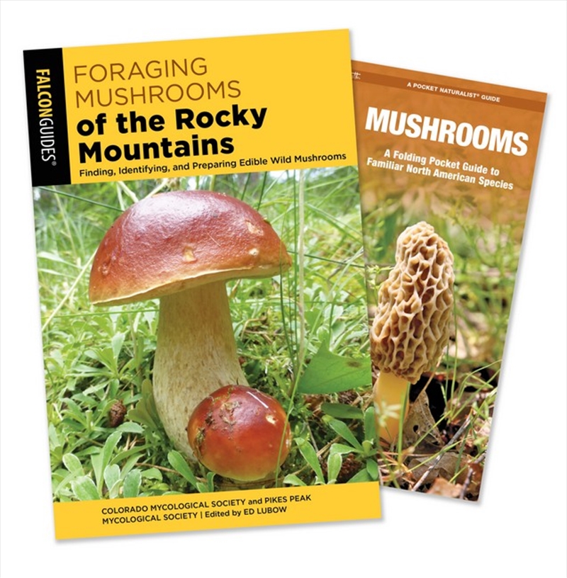 Foraging Mushrooms of the Rocky Mountains Guidebook and Folding Pocket Guide Bundle/Product Detail/Animals & Nature