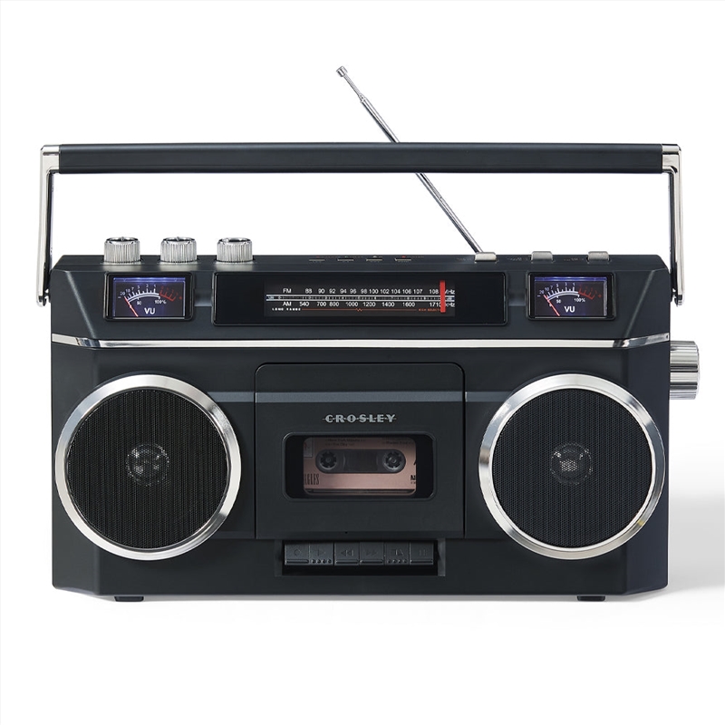 Crosley Blast Boombox Cassette Player - Black/Product Detail/Media Players