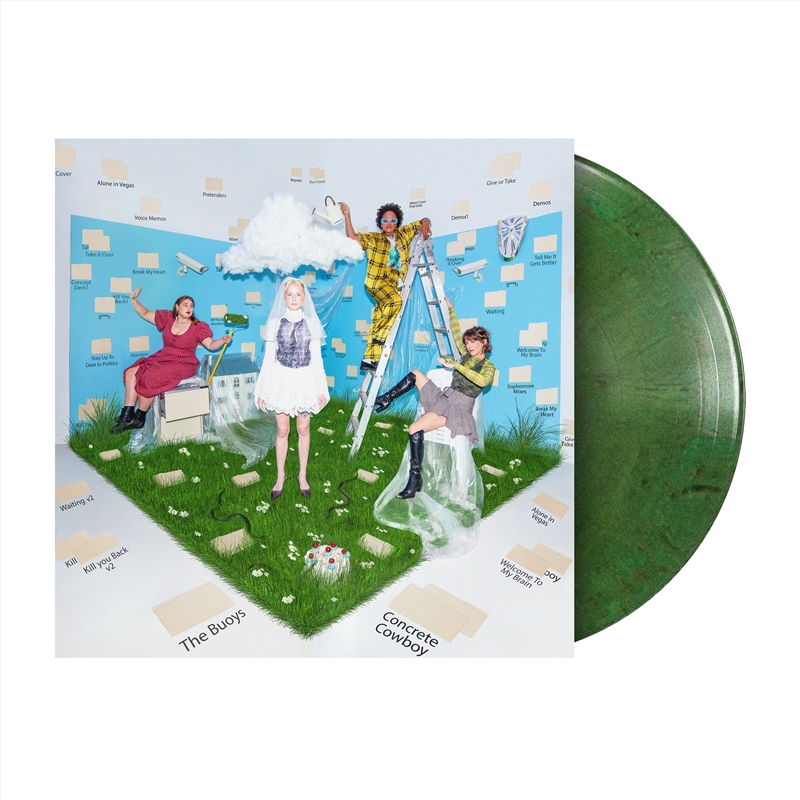 Concrete Cowboy - The Quiet Garden Recycled Green Vinyl/Product Detail/Rock