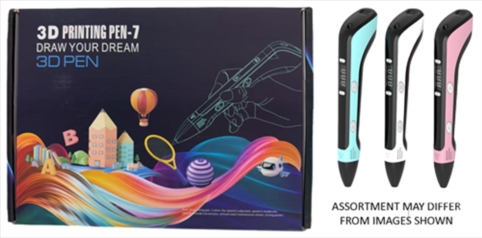 3D Printing Pen with metal gearbox assorted (Sent At Random)/Product Detail/Arts & Craft