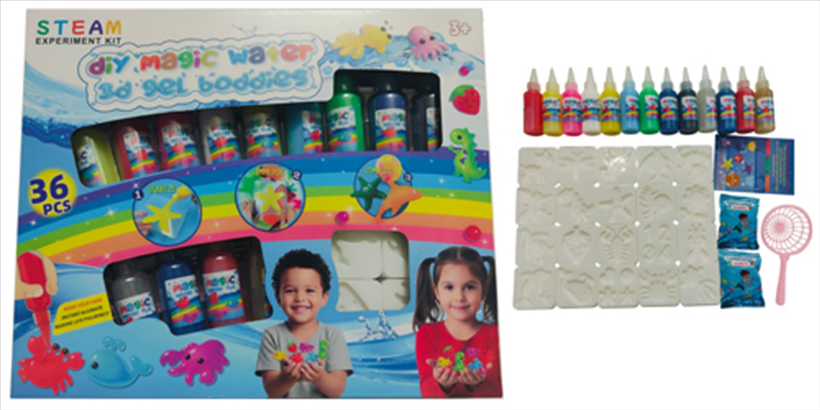 Magic Water Squishy Elf Buddies 36pce Playset/Product Detail/Arts & Craft