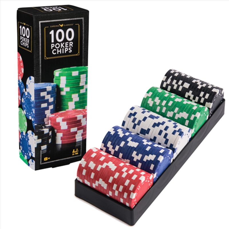 Classic 100pce 11.5gm Poker Chips/Product Detail/Card Games