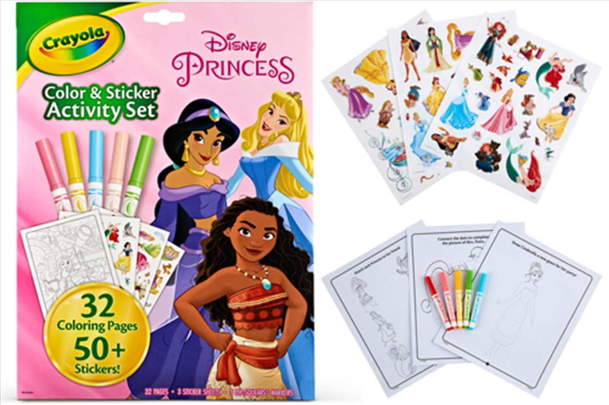 Crayola Color & Sticker Activity Set, Princess/Product Detail/Kids Activity Books