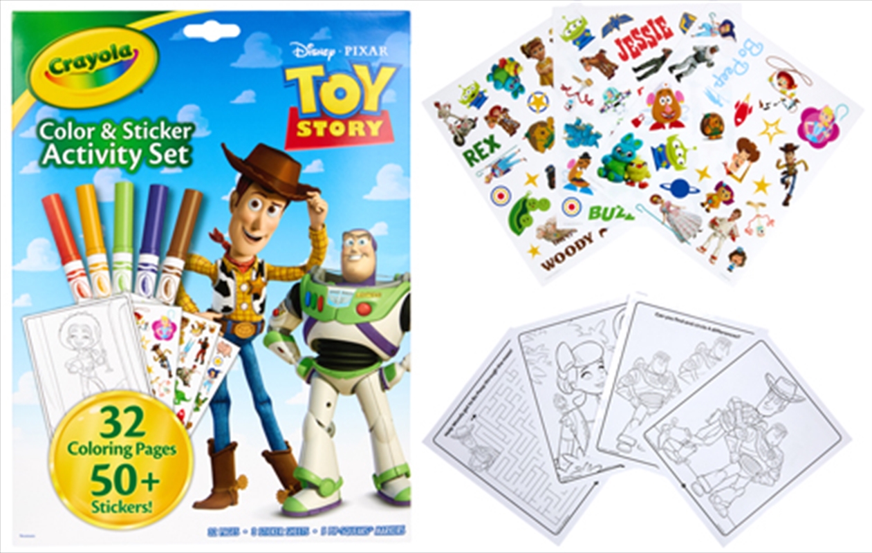 Crayola Color & Sticker Activity Set, Toy Story 5/Product Detail/Kids Activity Books
