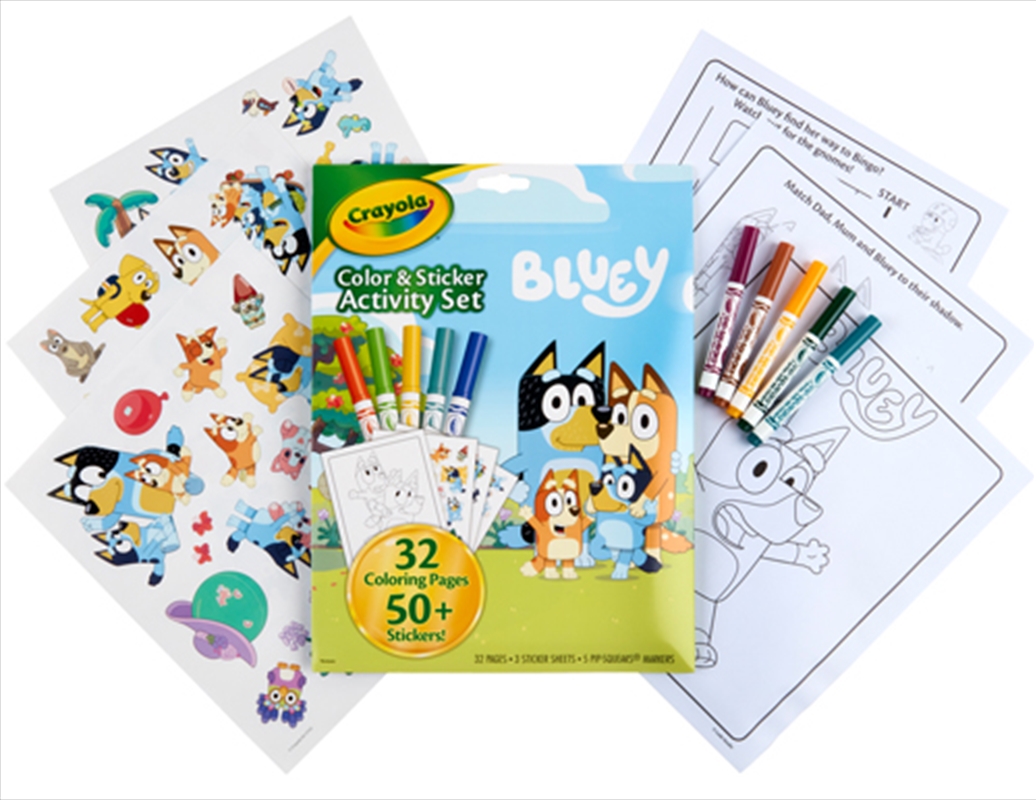 Crayola Wonder Activity Kit - Bluey/Product Detail/Kids Activity Books