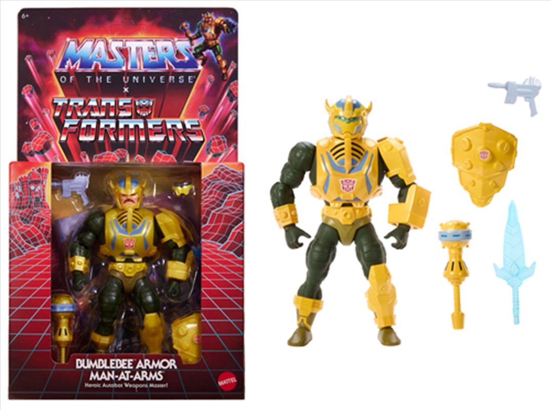 Masters of the Universe x Transformers Bumblebee Armor Man-At-Arms Action Figure/Product Detail/Figurines