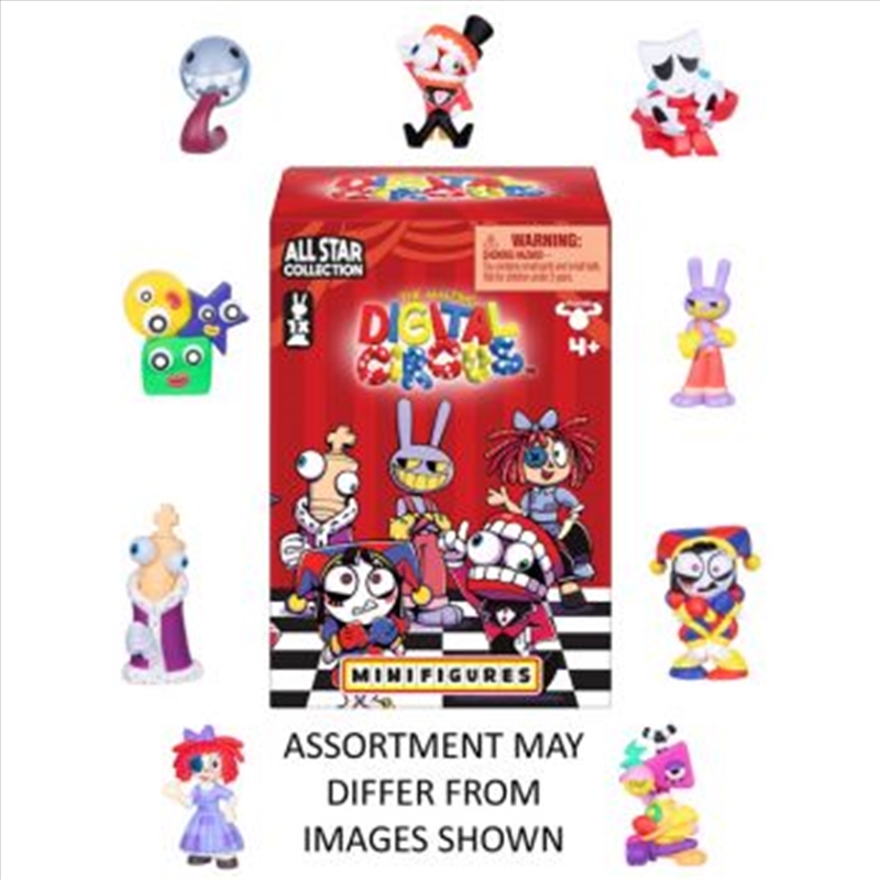 The Amazing Digital Circus Collector Mini Figure assorted (Sent At Random)/Product Detail/Figurines