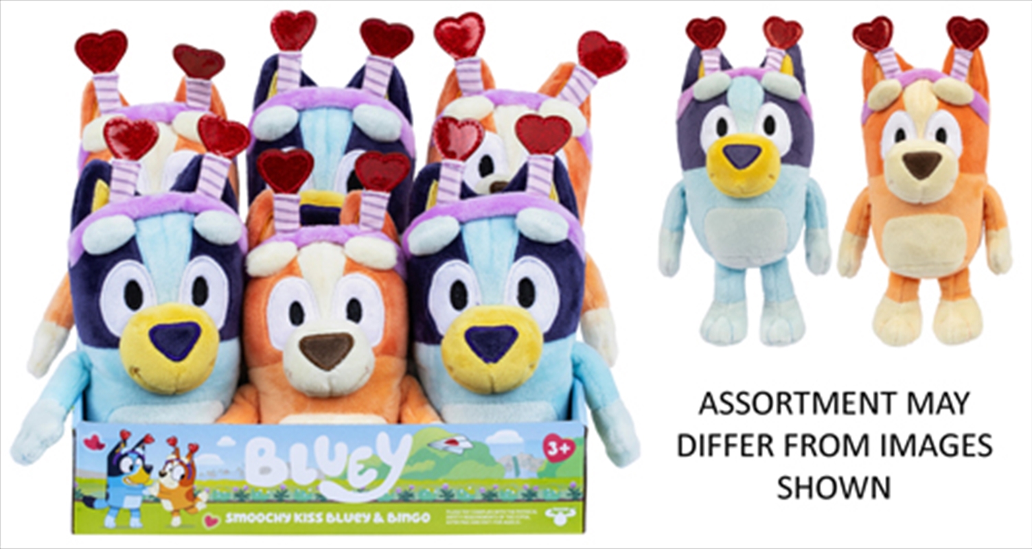 Bluey Smoochy Kiss  Single Plush assorted - Family  (Sent At Random)/Product Detail/Plush Toys
