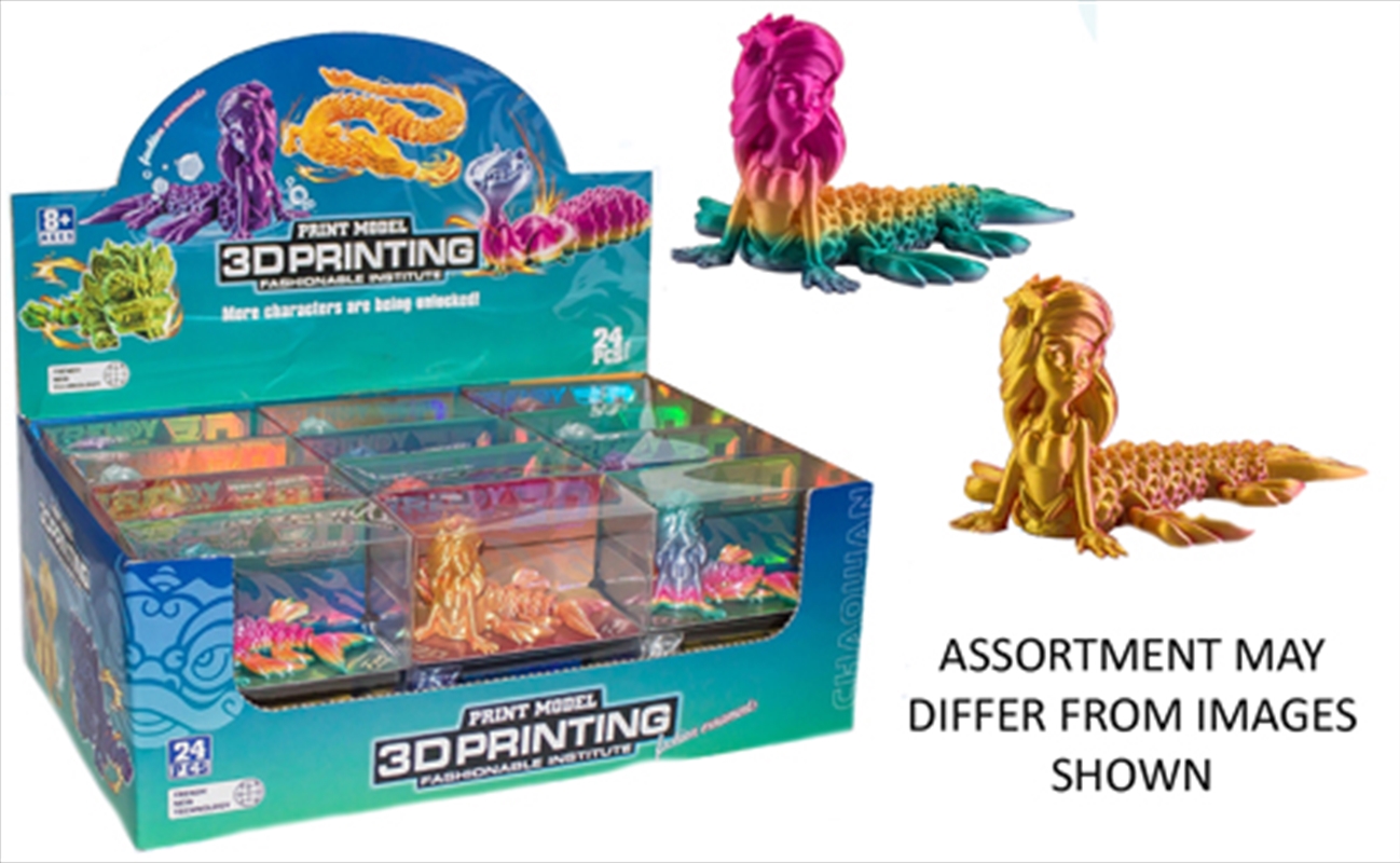 3D Printed Figure - MERMAID/Product Detail/Toys
