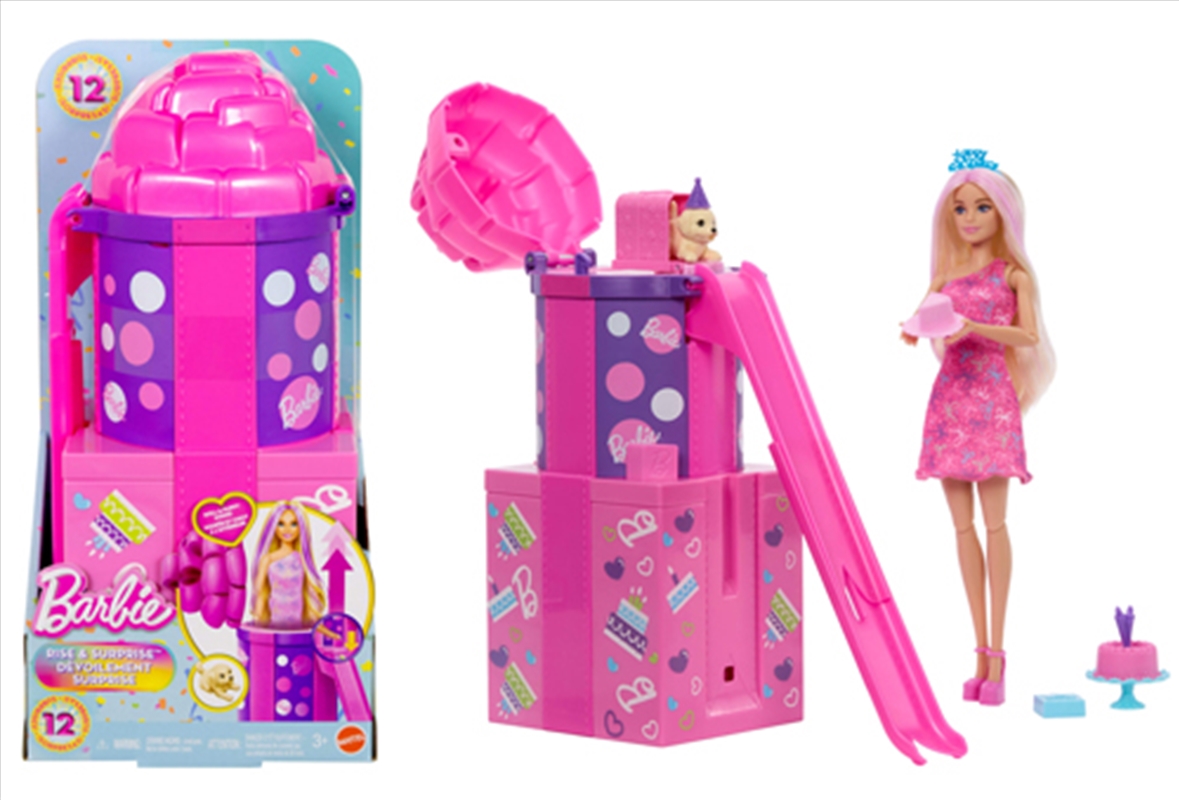 Barbie Party Unboxed Birthday Surprise & Slide/Product Detail/Toys