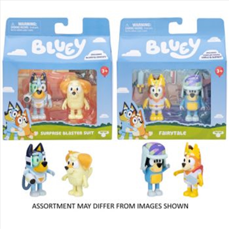 Bluey Series 12 Figure 2 Pack assorted  (Sent At Random)/Product Detail/Toys