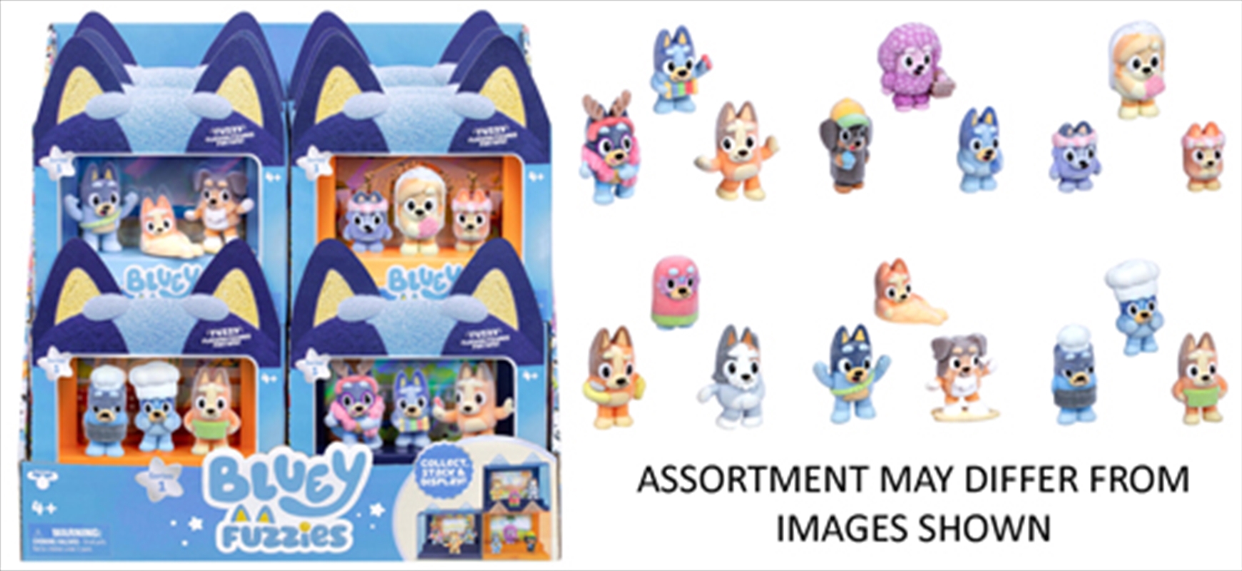 Bluey Fuzzies Series 1 Episode Pack assorted (Sent At Random)/Product Detail/Toys