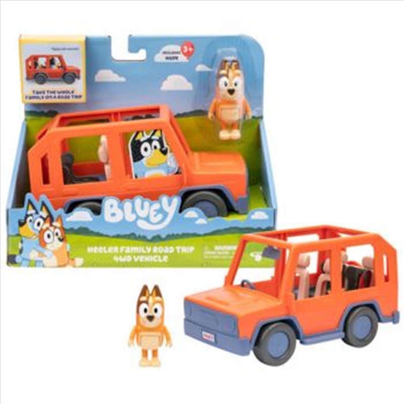 Bluey Heeler Family Road Trip 4WD Vehicle/Product Detail/Toys
