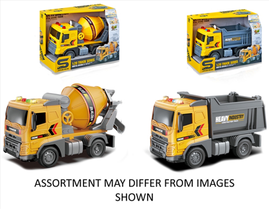 Construction Vehicles 18cm with Lights & Sounds assorted (Sent At Random)/Product Detail/Toys