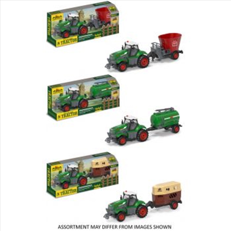 Farm Tractor & Trailer 42cm Friction assorted (Sent At Random)/Product Detail/Toys