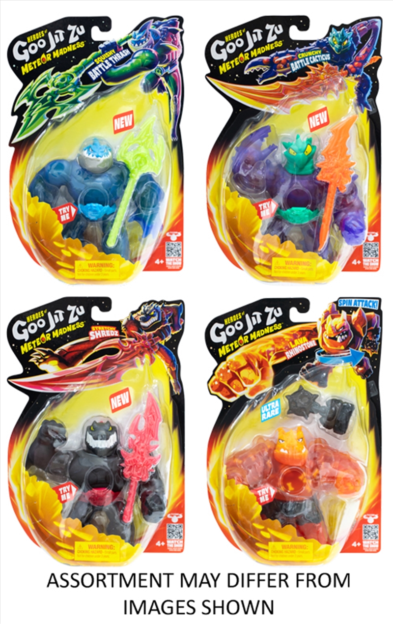 Heroes of Goo Jit Zu S14 Meteor Mania Hero Pack assorted (Sent At Random)/Product Detail/Toys