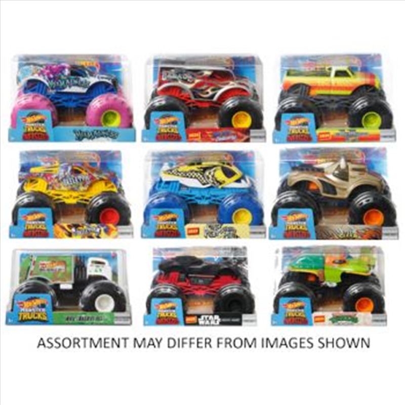 Hot Wheels Monster Trucks Oversized assorted (Sent At Random)/Product Detail/Toys