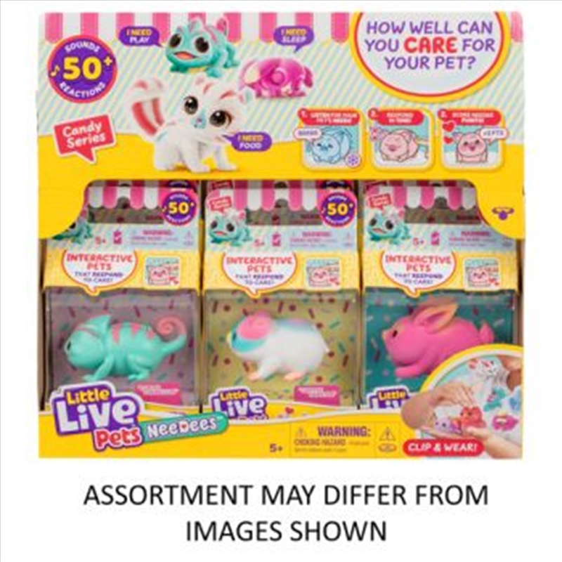 Little Live Pets Lil' Needees Series 2 Single Pack assorted (Sent At Random)/Product Detail/Toys