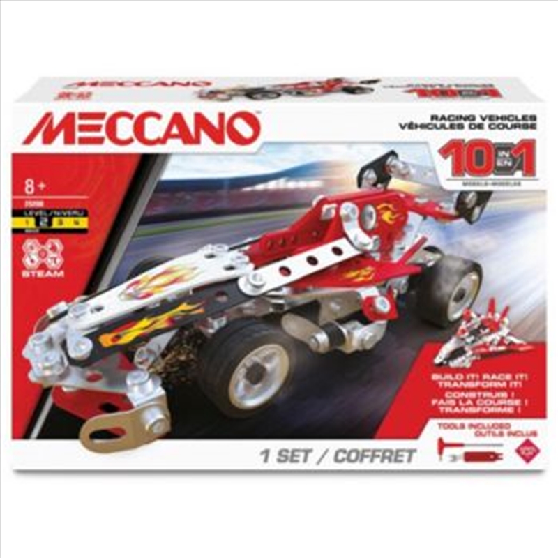 Meccano Masters 10 Multi Model Set - Racing Vehicles/Product Detail/Toys