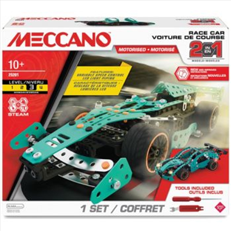 Meccano Masters 2 in 1 Multi Model Set - Race Car/Product Detail/Toys
