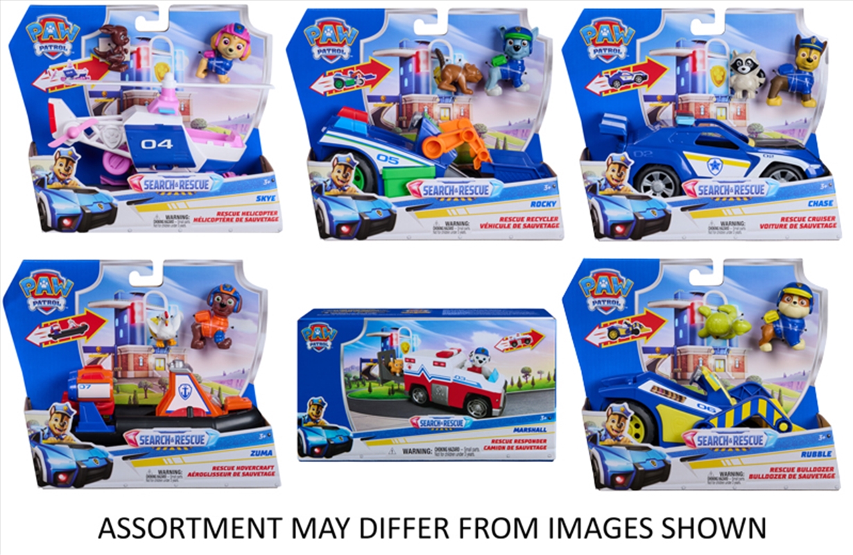 PAW Patrol Search & Rescue Themed Vehicles assorted  (Sent At Random)/Product Detail/Toys