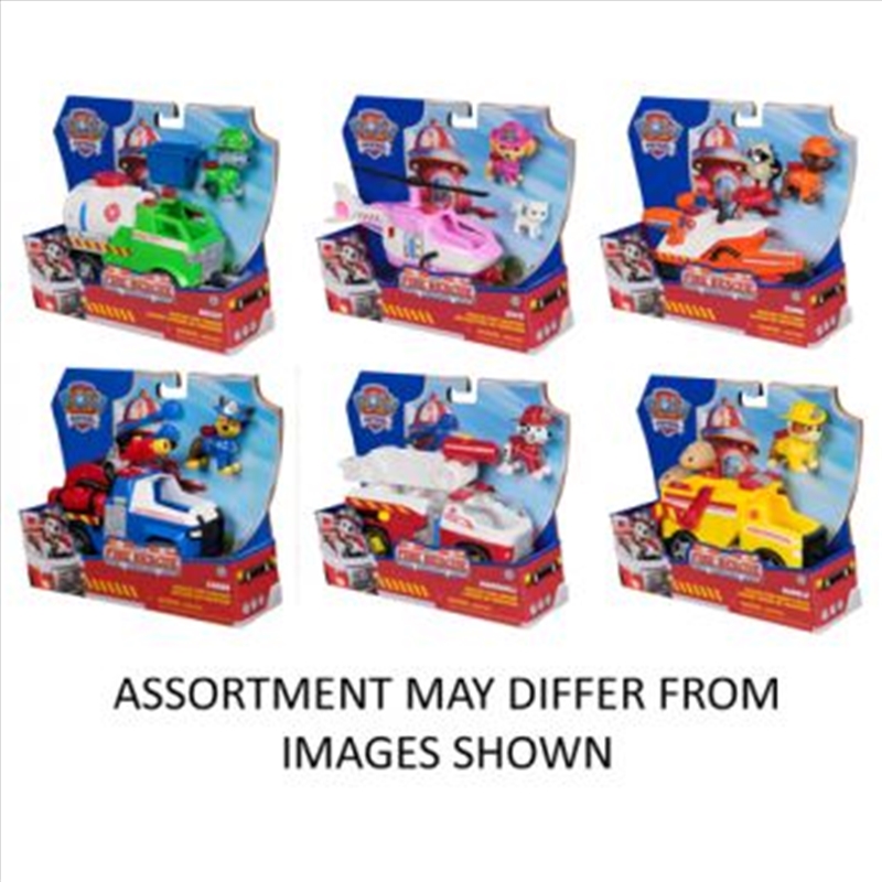 Paw Patrol Fire Rescue Themed Vehicles Assorted  (Sent At Random)/Product Detail/Toys