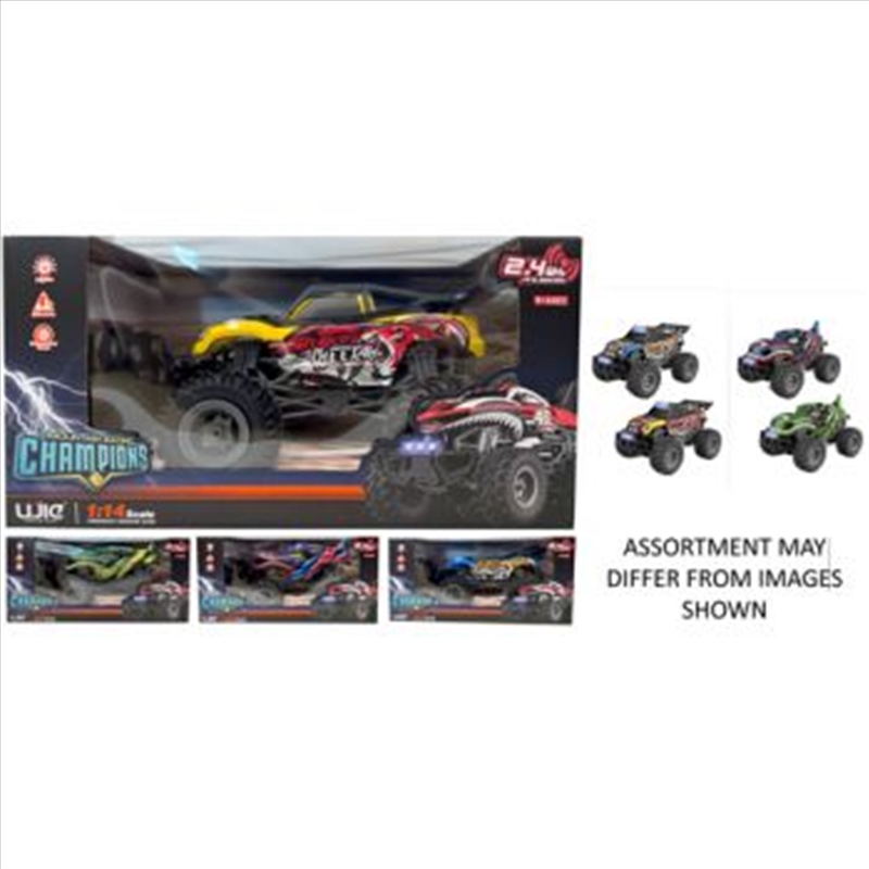 Radio Control 1:14 Off Road Vechicle 2.4Ghz with Lights assorted (Sent At Random)/Product Detail/Toys