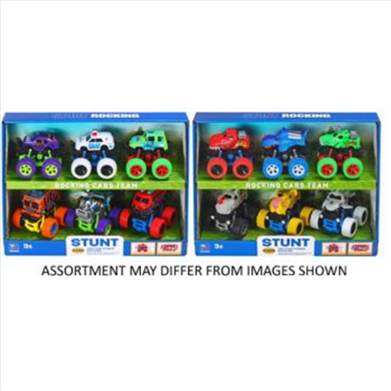 Stunt Vehicles 6pk Friction Power assorted (Sent At Random)/Product Detail/Toys