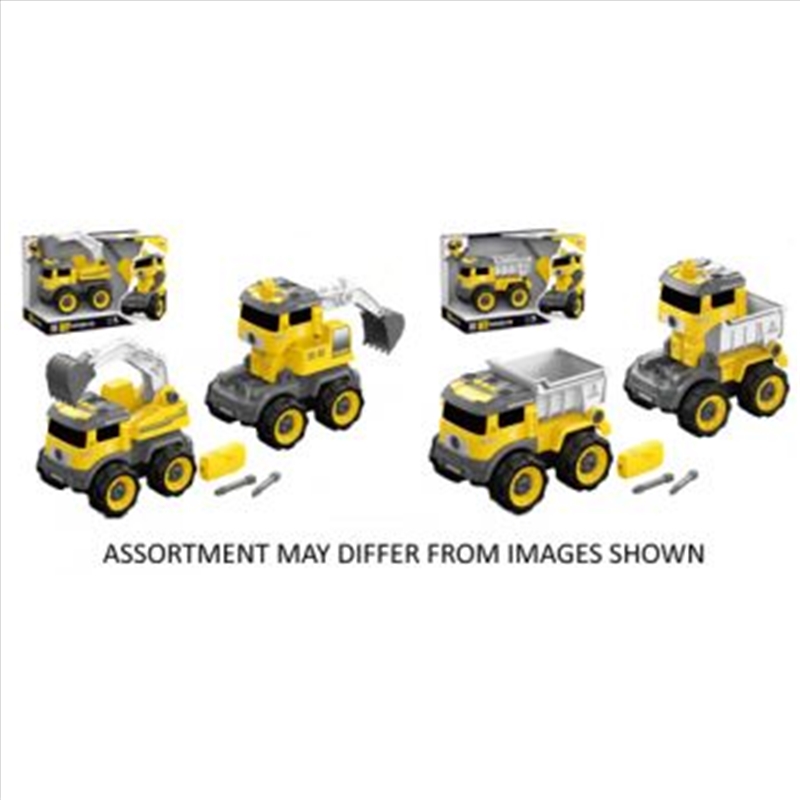 Take Apart Construction Vehicles assorted with Lights & Sounds (Sent At Random)/Product Detail/Toys