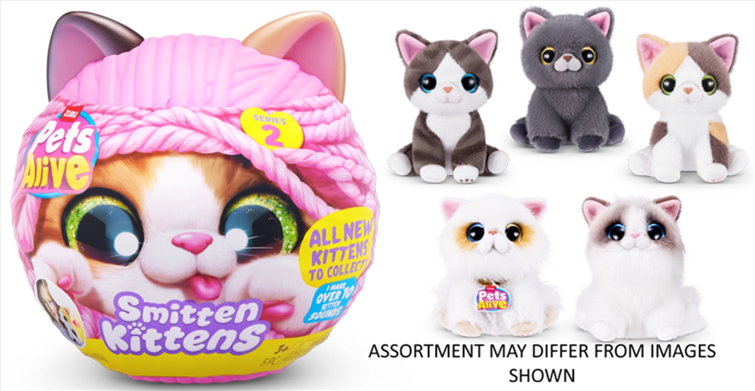 ZURU Pet's Alive Smitten Kittens Interactive Plush Series 2 assorted/Product Detail/Toys