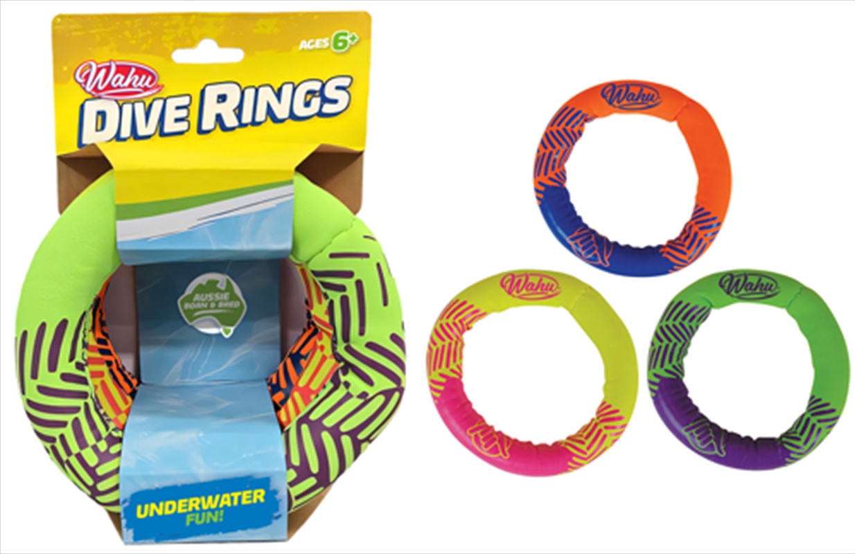 Wahu Pool Party Dive Rings 3pk/Product Detail/Sport & Outdoor