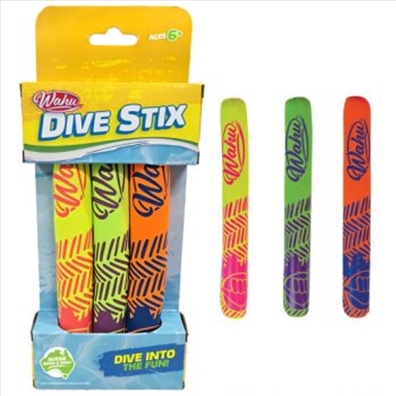 Wahu Pool Party Dive Stix 3pk/Product Detail/Sport & Outdoor