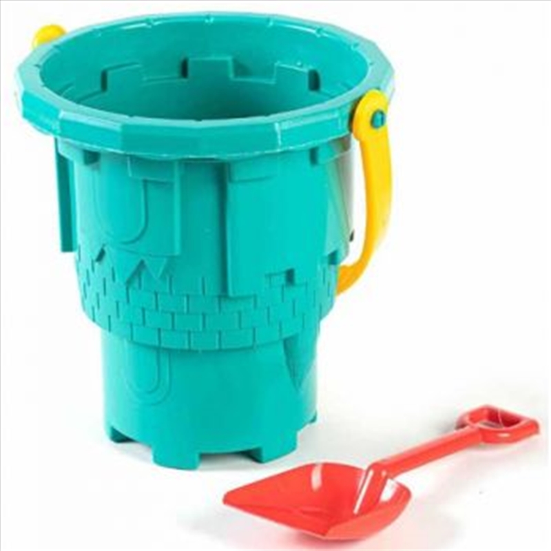 Beach Bucket Castle 19cm  with Spade/Product Detail/Sport & Outdoor