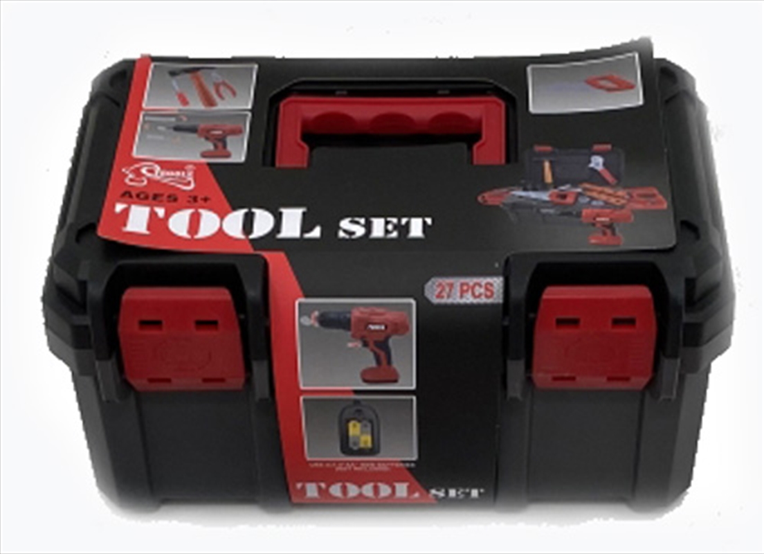 Tool Set Carry Case with Drill 27pc Electric/Product Detail/Toys