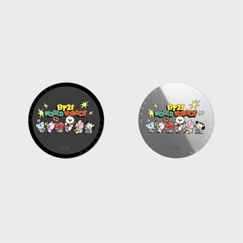 Bt21 - Bt21 X Casetify Snappy Grip Stand - SNAPPY BLACK/Product Detail/KPOP Merch