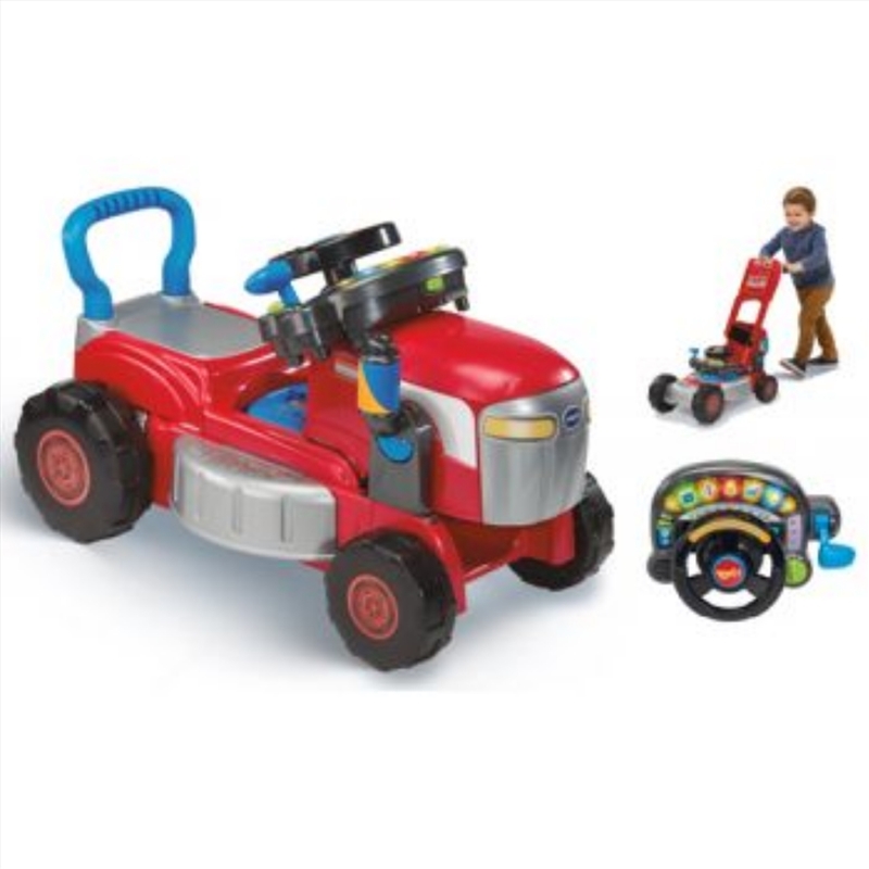 VTech 3 in 1 Mow & Grow Tractor Red/Product Detail/Toys