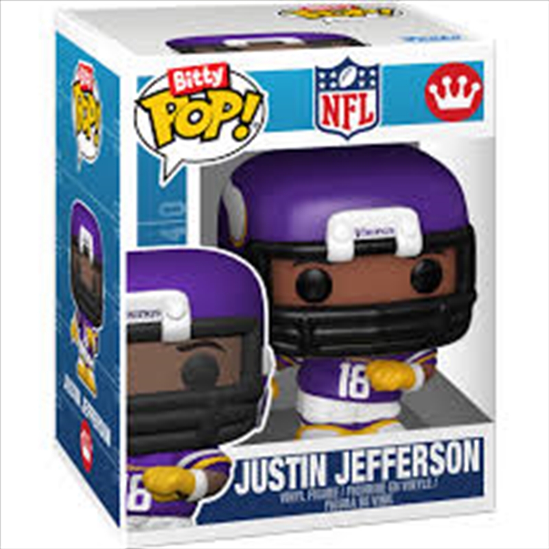 NFL: Vikings - Justin Jefferson Bitty Pop! Arena/Product Detail/Funko Collections