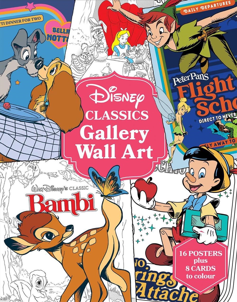 Disney Gallery Wall Art - Classic Disney/Product Detail/Kids Colouring