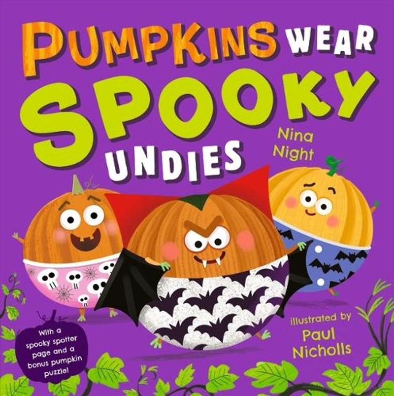 Pumpkins Wear Spooky Undies/Product Detail/Childrens