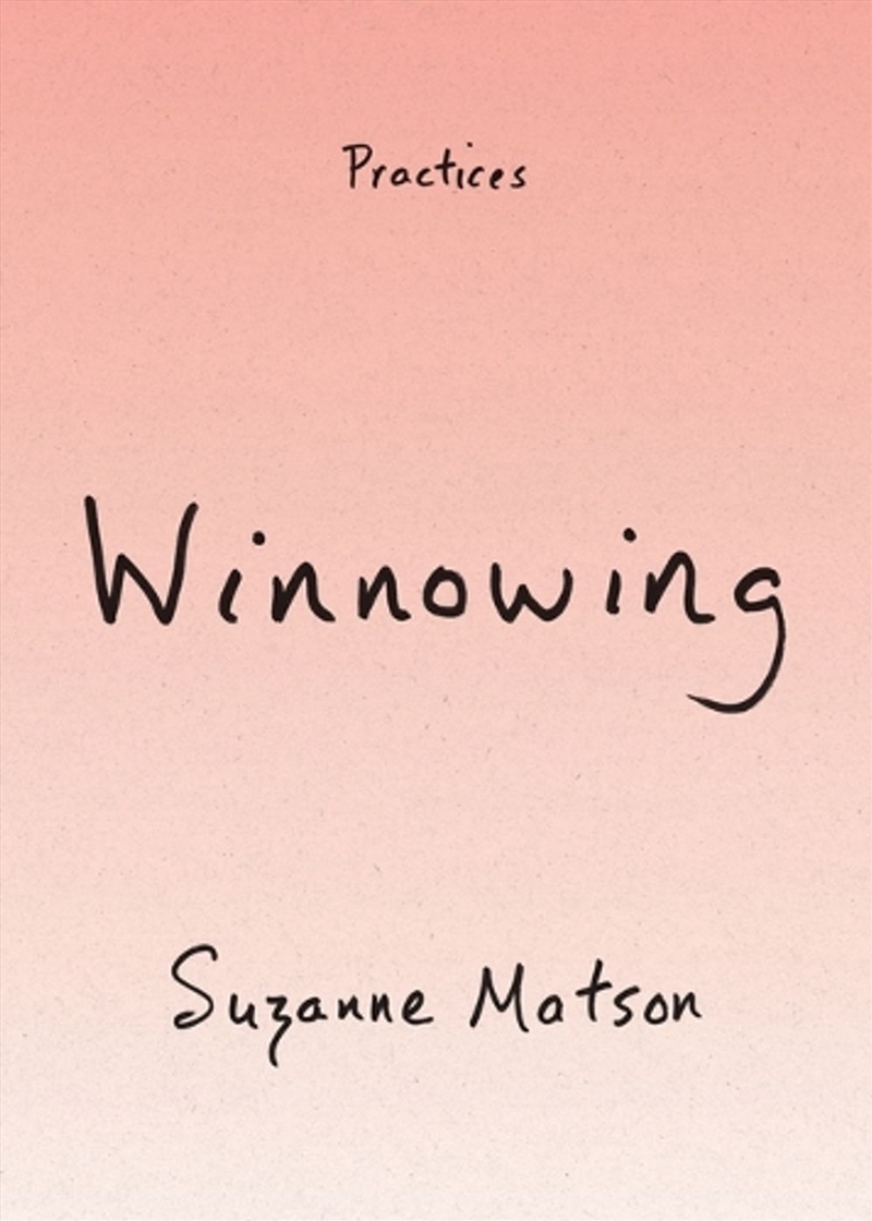 Winnowing/Product Detail/Literature & Poetry