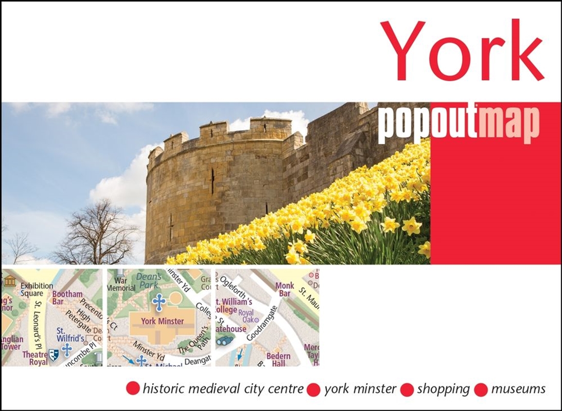 York Popout Map/Product Detail/Travel & Holidays