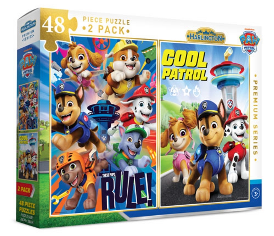 Paw Patrol Harlington Premium 48pce Kids Puzzle 2 Pack/Product Detail/Jigsaw Puzzles