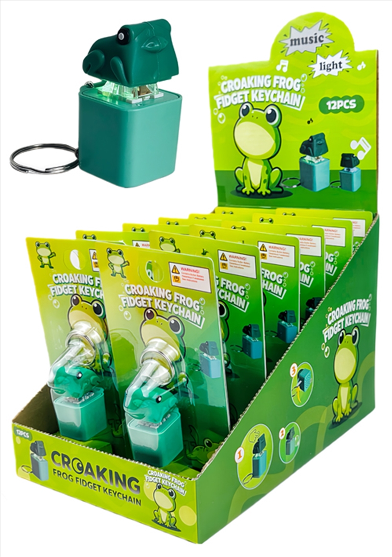 Croaking Frog Fidget Keychain (Sent At Random)/Product Detail/Keyrings