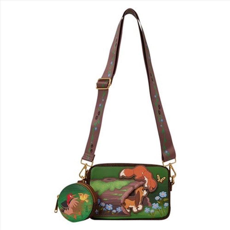 Loungefly Fox & the Hound - Tod & Vixey Tote Crossbody Bag/Product Detail/Bags