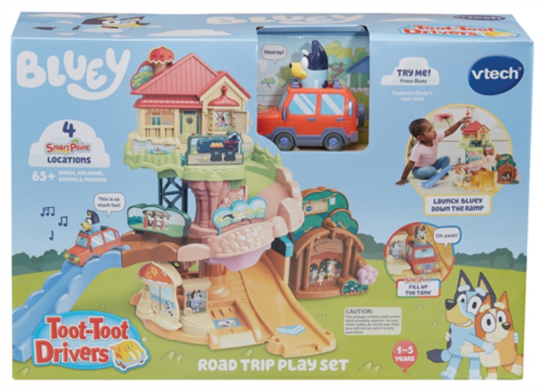 VTech Toot-Toot Drivers Bluey Road Trip Play Set/Product Detail/Toys