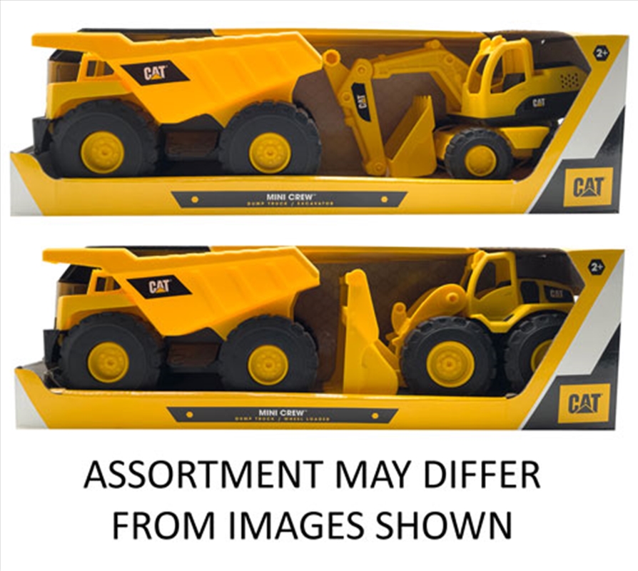 CAT Mini Crew 7" Vehicles 2pk assorted  (Sent At Random)/Product Detail/Toys