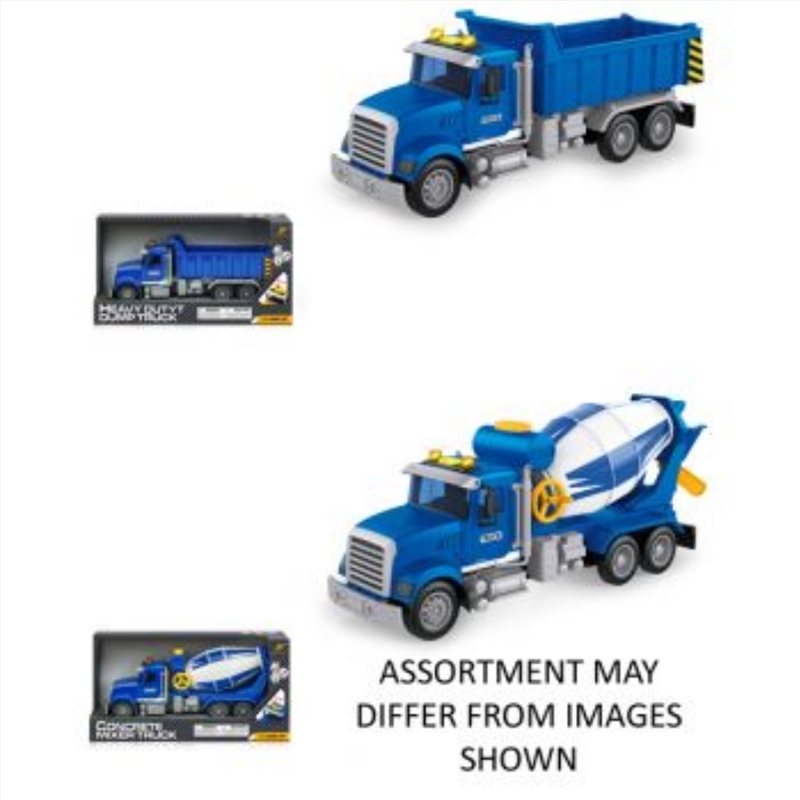 Heavy Duty Dump/Cement Truck 32cm assorted (Sent At Random)/Product Detail/Toys