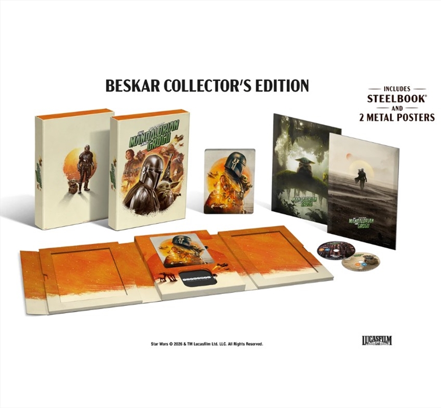 Star Wars - The Mandalorian And Grogu 4K Ultra HD Beskar Collector's Edition/Product Detail/Action