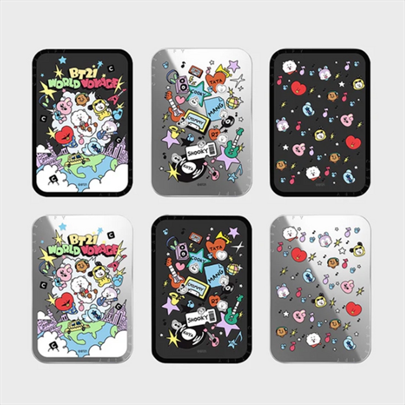 Card Holder - Sticker Black/Product Detail/KPOP Merch